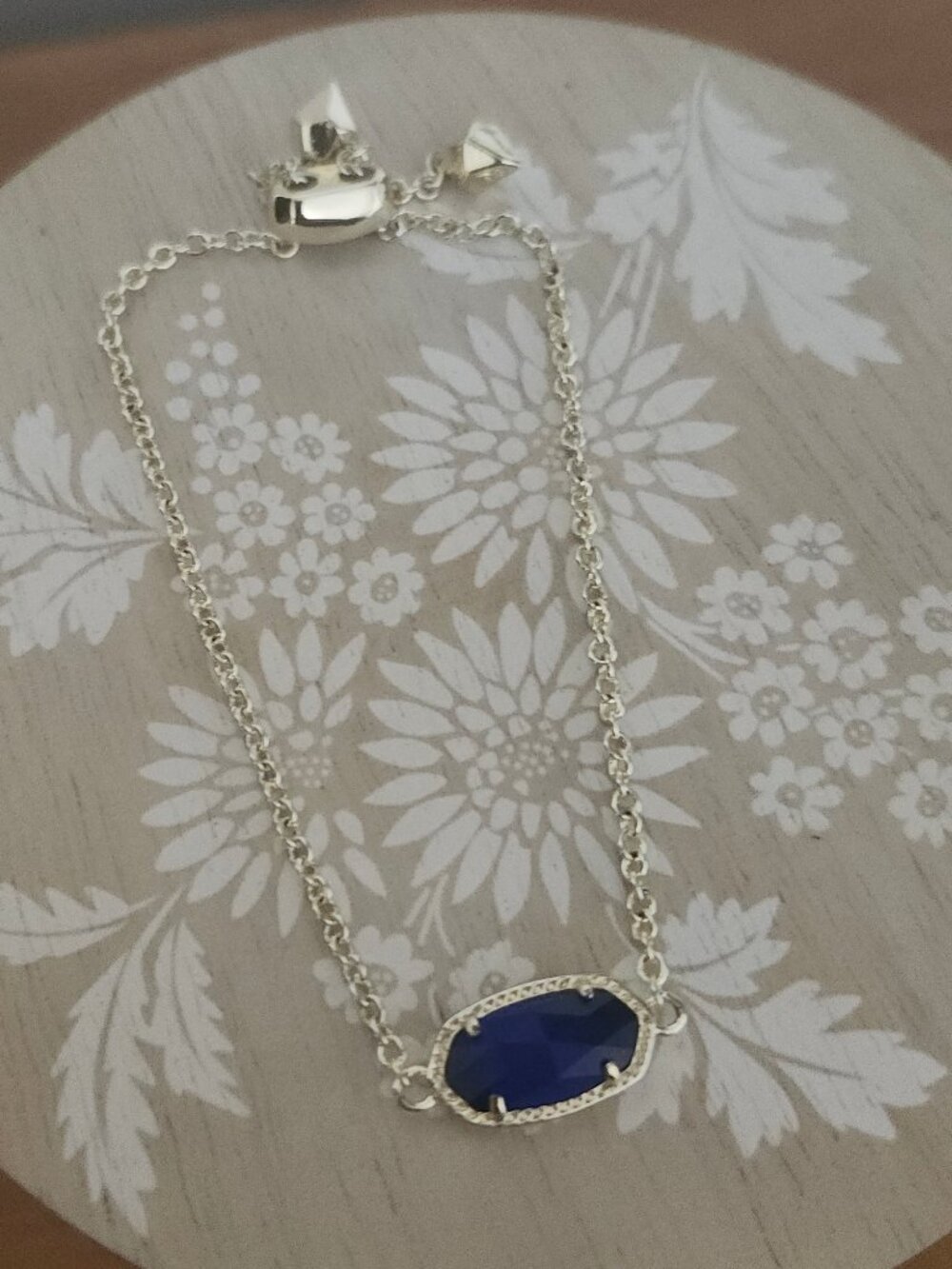 Kendra Scott Blue Gold Bracelet
